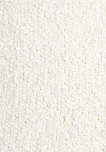 DUTCHBONE Renzo bordlampe - hvid bouclé stof og sort terracotta