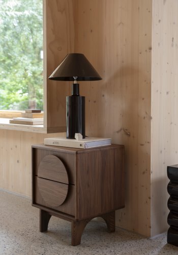 ZUIVER Wonders bordlampe - shiny brun jern