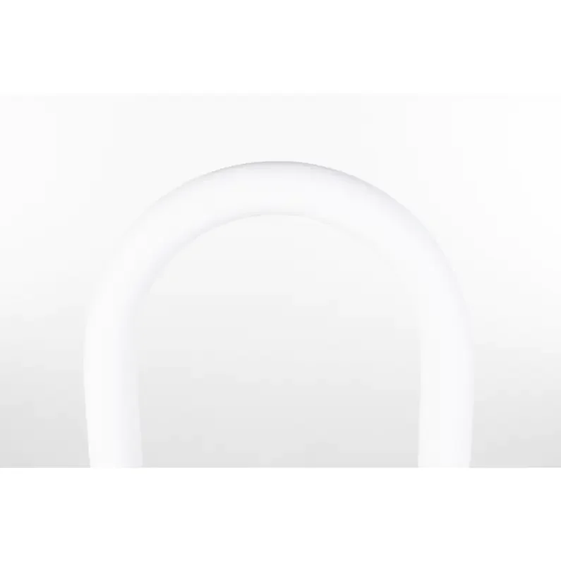 ZUIVER Arch bordlampe - hvid akryl og beige metal