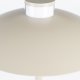 ZUIVER Cole bordlampe - beige metal og beige travertin