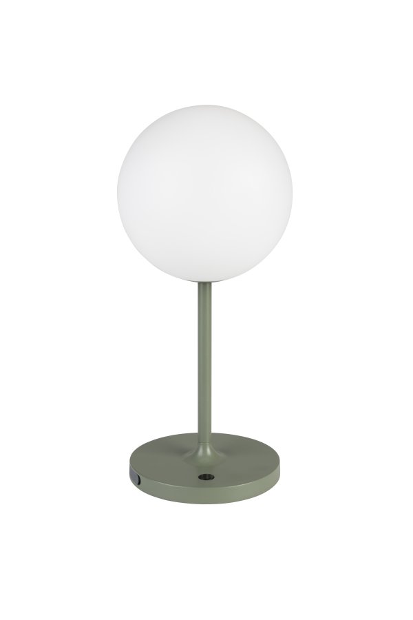 WHITE LABEL LIVING Hub bordlampe - polypropylen og grn