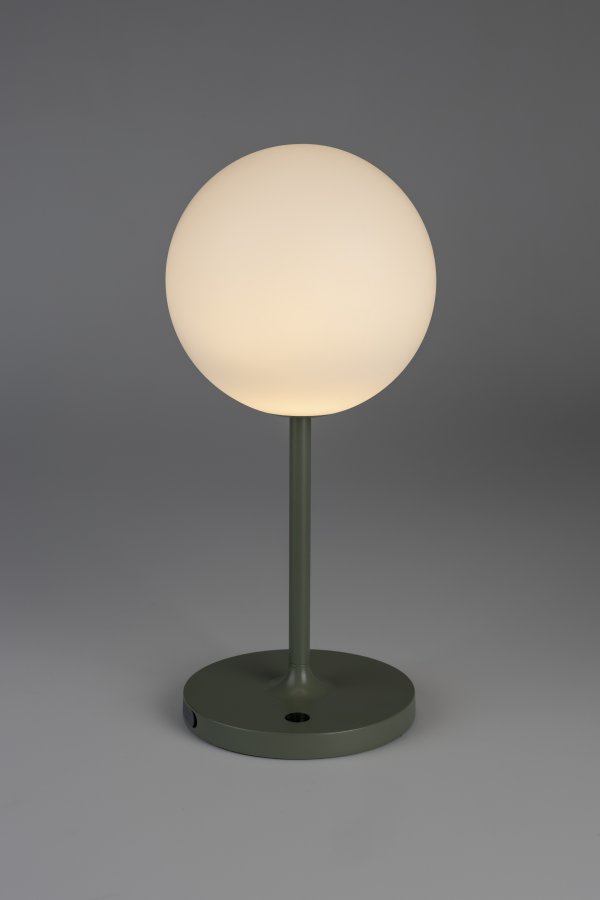 WHITE LABEL LIVING Hub bordlampe - polypropylen og grn
