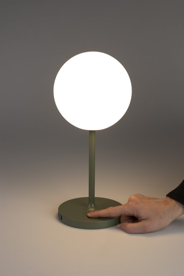 WHITE LABEL LIVING Hub bordlampe - polypropylen og grn