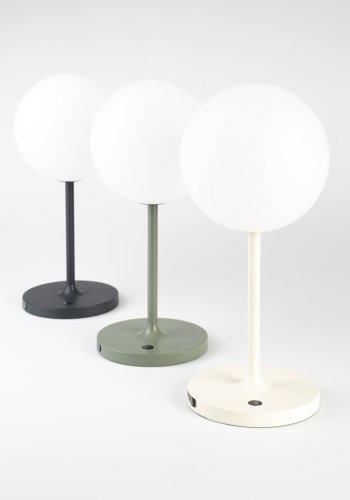 WHITE LABEL LIVING Hub bordlampe - polypropylen og grn