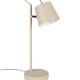 ZUIVER Buckle Head bordlampe - beige metal