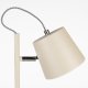 ZUIVER Buckle Head bordlampe - beige metal