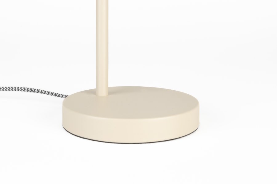 ZUIVER Buckle Head bordlampe - beige metal