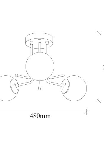 LUMI Viareggio lysekrone -521SHN3438