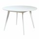 ROWICO Yumi spisebord - hvidt egetr, rundt (115)