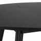 ROWICO Yumi spisebord - sort asketr, rundt (115)