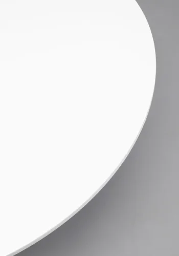 KARE DESIGN Schickeria sofabord, rund - hvid MDF og hvid stl (110)