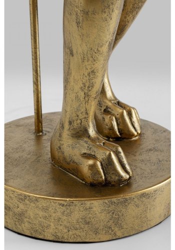 KARE DESIGN Animal Rabbit Gold bordlampe - bomuld og guld polyresin (H:88cm)