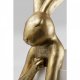 KARE DESIGN Animal Rabbit Gold bordlampe - bomuld og guld polyresin (H:88cm)