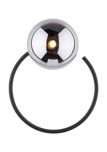 TK Anabelle vglampe - grafit glas og sort metal