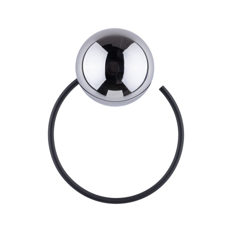 TK Anabelle vglampe - grafit glas og sort metal