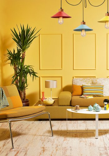 LUMI Manavgat loftlampe, m. justerbar hjde - multifarvet metal og tr