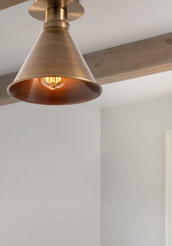 LUMI Berceste loftlampe - kobber metal