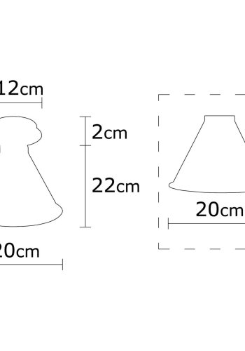 LUMI Berceste loftlampe - kobber metal