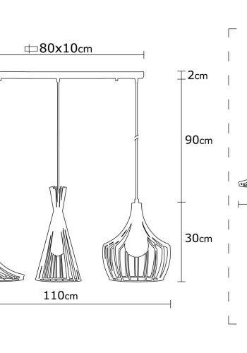 LUMI Forlì lysekrone -525NOR1604
