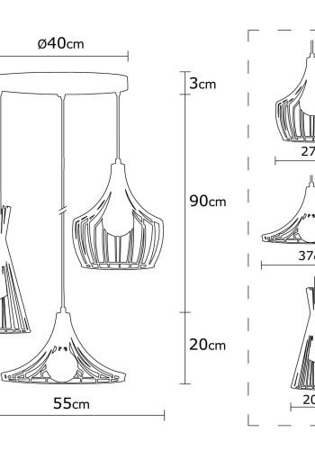 LUMI Auralis lysekrone -525NOR1617