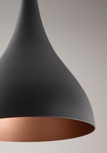 LUMI Berceste loftlampe - sort jern