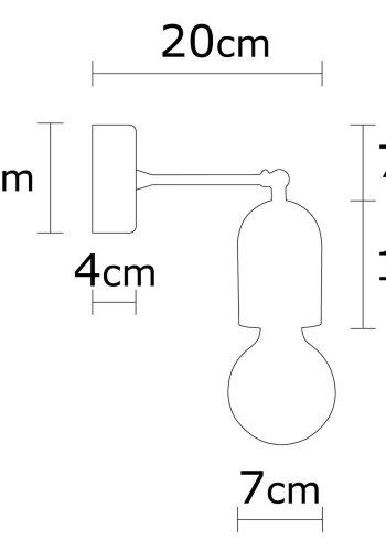LUMI Datca vglampe - natur tr