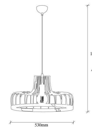LUMI Valenciennes lysekrone -527ABY1767