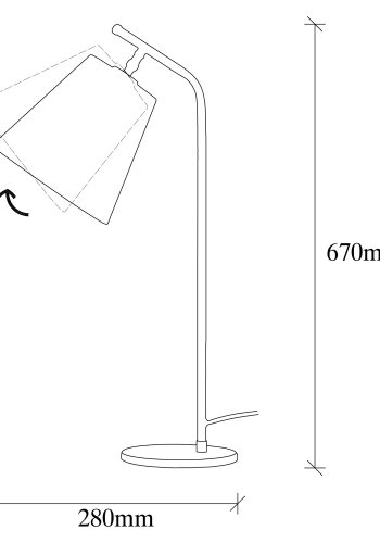 LUMI  bordlampe -527ABY2192