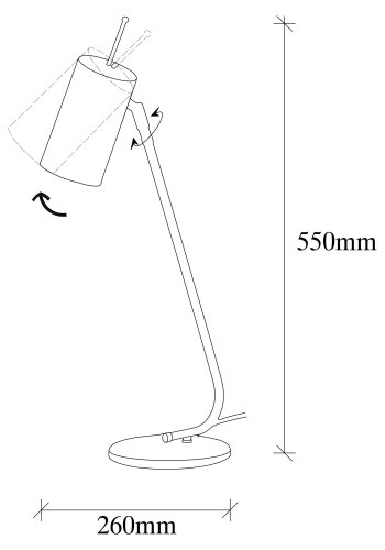 LUMI  bordlampe -527ABY2201
