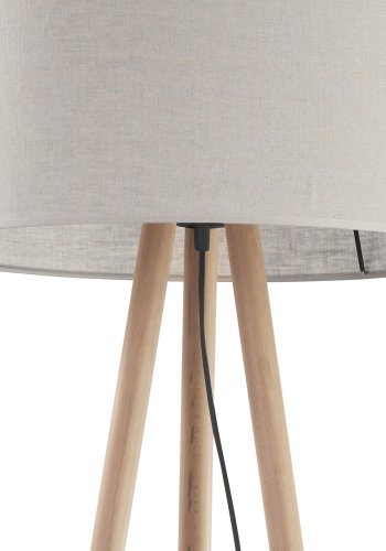 TK Tokyo gulvlampe - natur hr og antik fyrretr