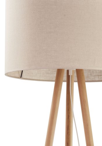 TK Tokyo gulvlampe - natur hr og natur fyrretr