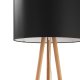 TK Tokyo gulvlampe - sort stof og natur fyrretr