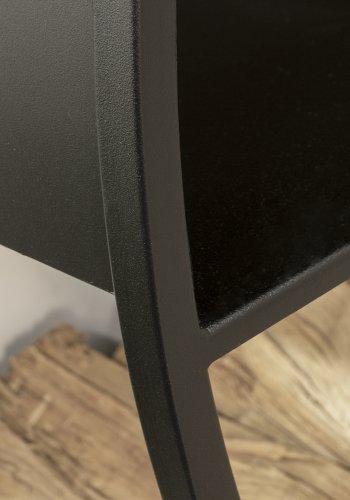 SPINDER DESIGN Timber Tumbler S brndeholder, vghngt, rund - sort stl (60)