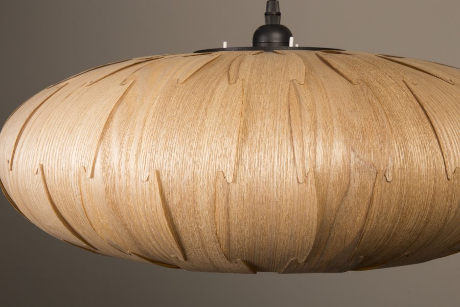 DUTCHBONE Bond loftlampe, oval - natur asketrfinér (50)