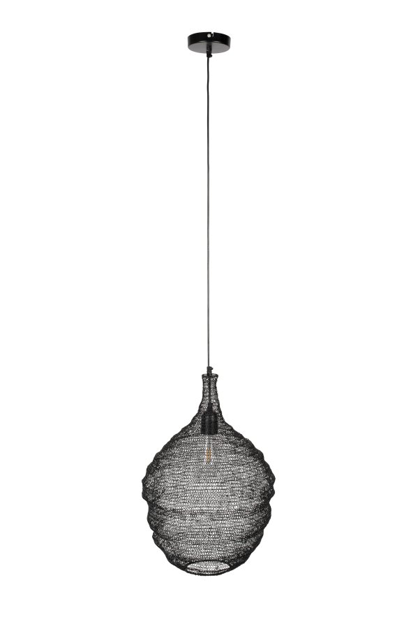 WHITE LABEL LIVING Lena M loftlampe - sort jern