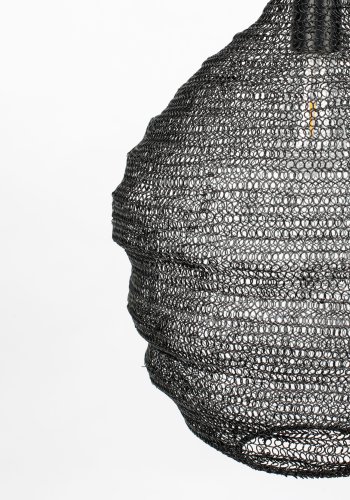 WHITE LABEL LIVING Lena M loftlampe - sort jern