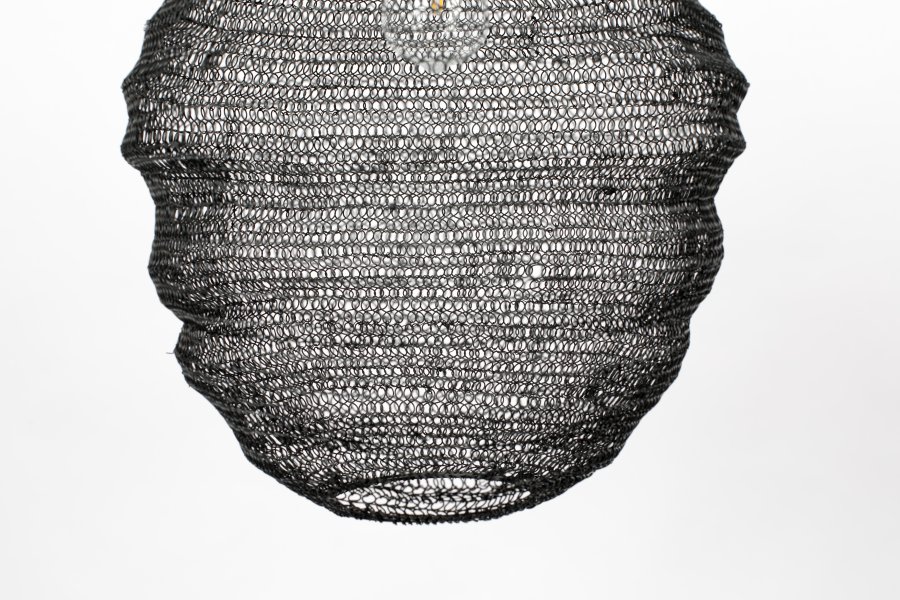 WHITE LABEL LIVING Lena M loftlampe - sort jern