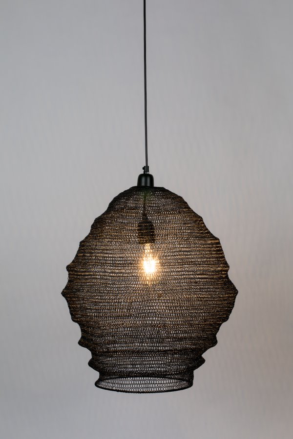 WHITE LABEL LIVING Lena L loftlampe - sort jern