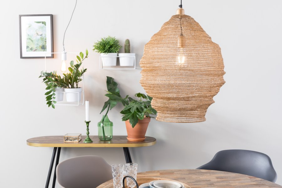 WHITE LABEL LIVING Lena L loftlampe - messing jern