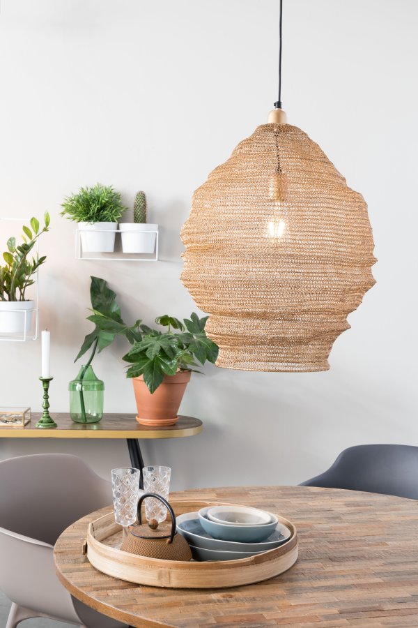 WHITE LABEL LIVING Lena L loftlampe - messing jern