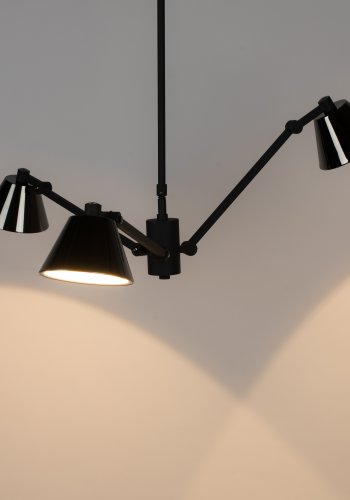 ZUIVER Lub loftlampe - sort jern