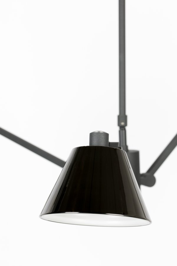 ZUIVER Lub loftlampe - sort jern