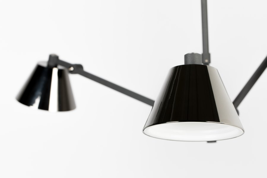 ZUIVER Lub loftlampe - sort jern