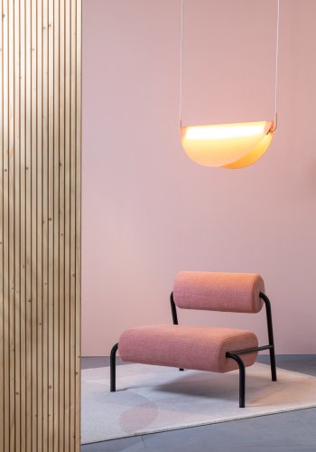 ZUIVER Rani loftlampe - lyserd glas og jern