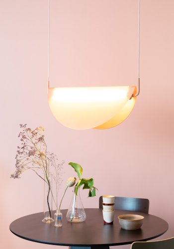 ZUIVER Rani loftlampe - lyserd glas og jern