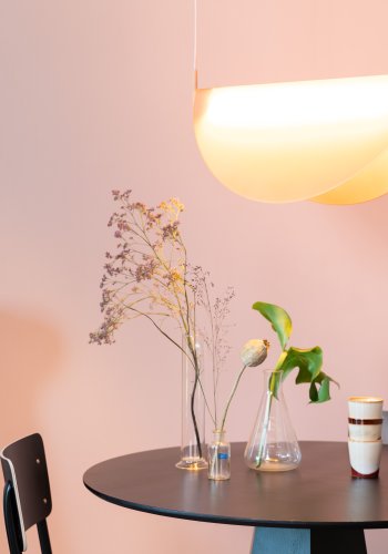 ZUIVER Rani loftlampe - lyserd glas og jern