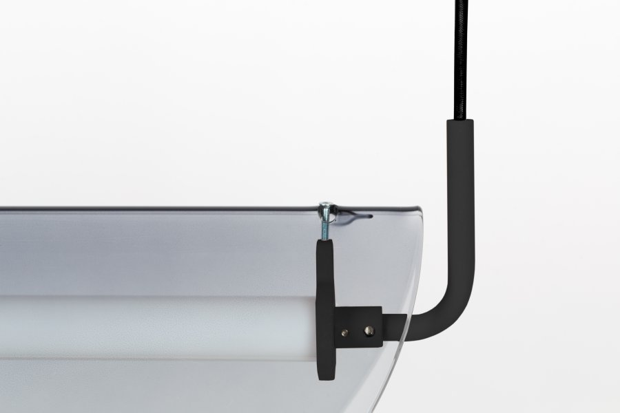 ZUIVER Rani loftlampe - rgfarvet glas og jern