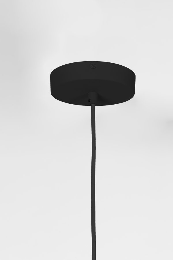 ZUIVER Rani loftlampe - rgfarvet glas og jern