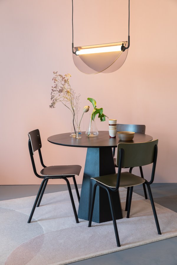 ZUIVER Rani loftlampe - rgfarvet glas og jern