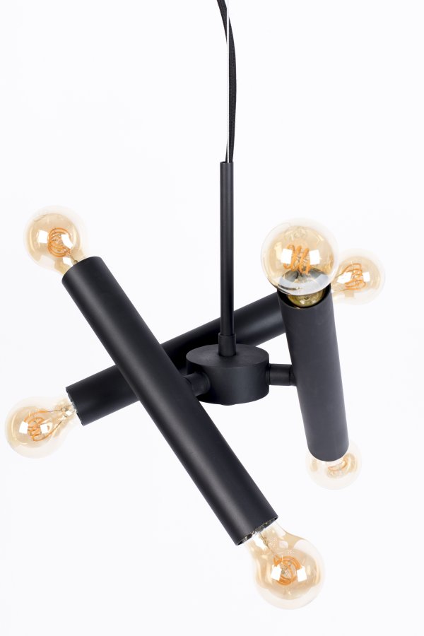 ZUIVER Hawk loftlampe Triple - sort jern